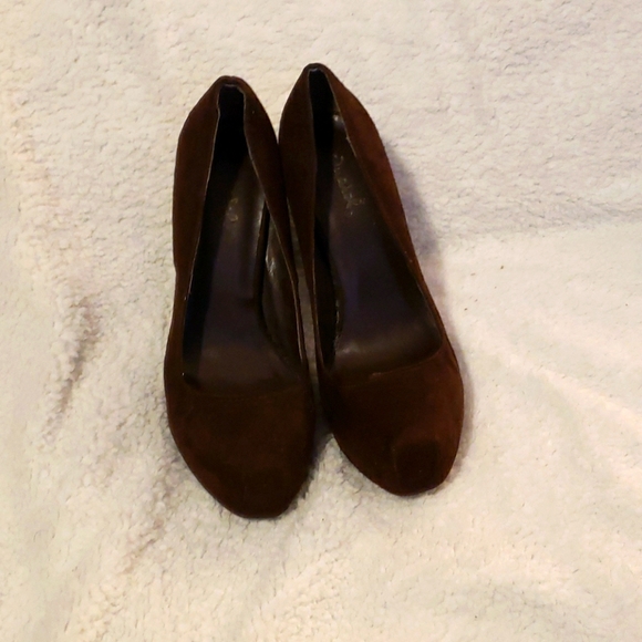 Brown chunky heel - Picture 1 of 4